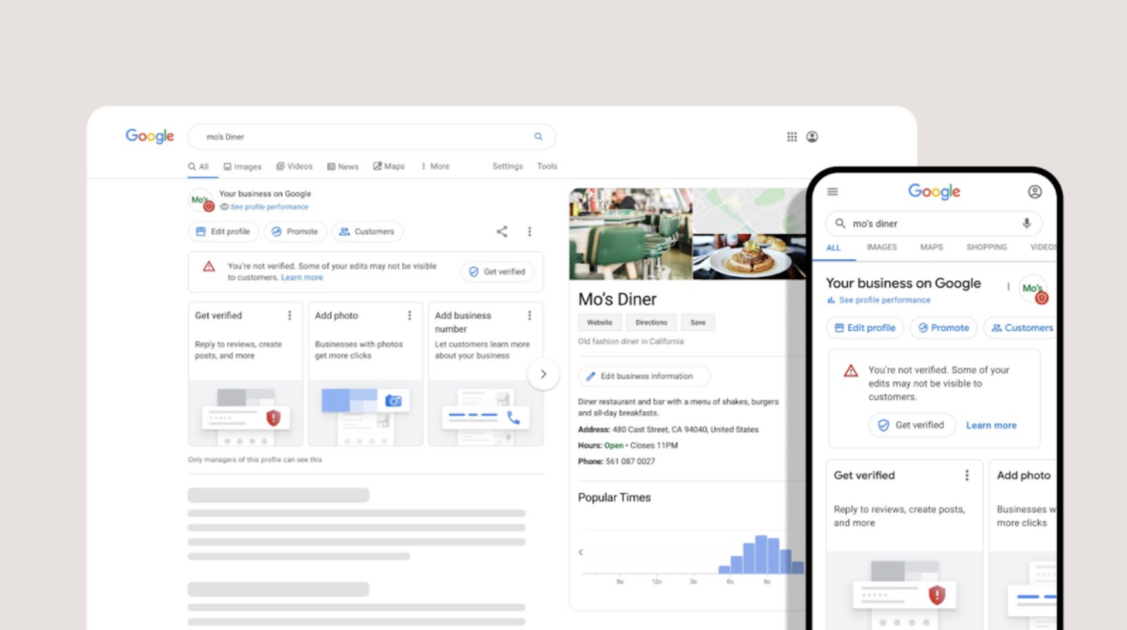 ▲Google 検索と Google マップでビジネス プロフィールを直接申請:Googleビジネスプロフィールヘルプより Google 検索と Google マップでビジネス プロフィールを直接申請