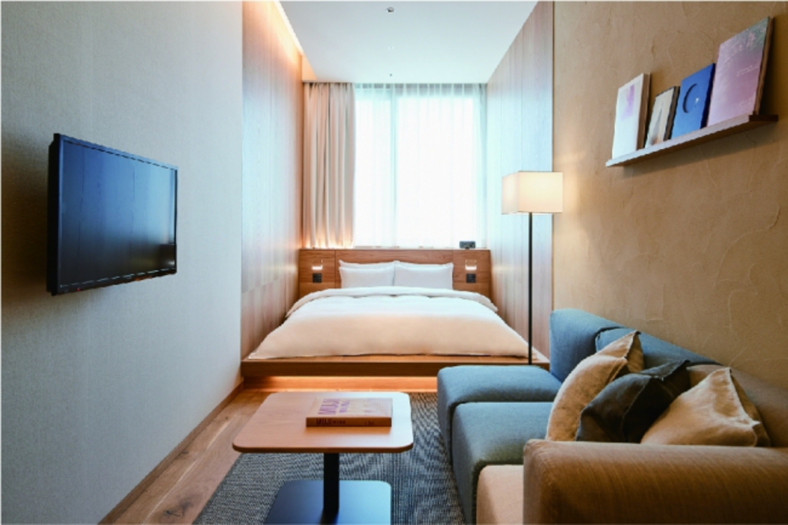 ▲MUJI HOTELの客室:株式会社良品計画プレスリリース MUJI HOTELの客室:株式会社良品計画プレスリリース