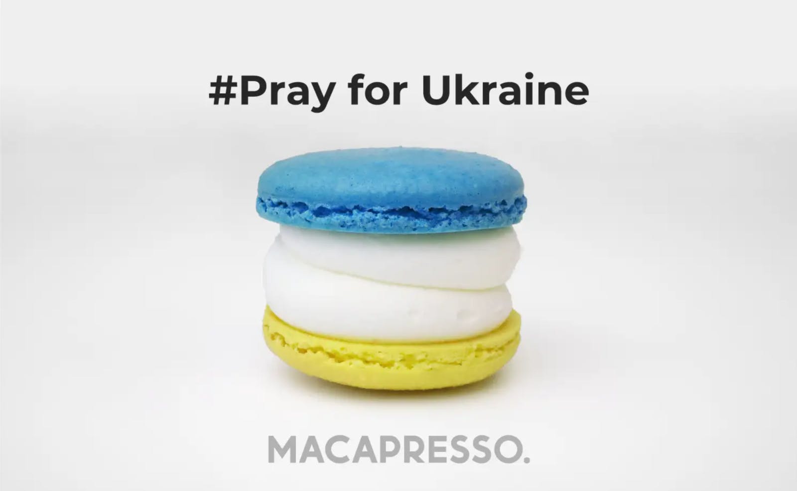MACAPRESSO、ウクライナを支援する国旗カラーのマカロン発売：株式会社In Style Japanプレスリリースより