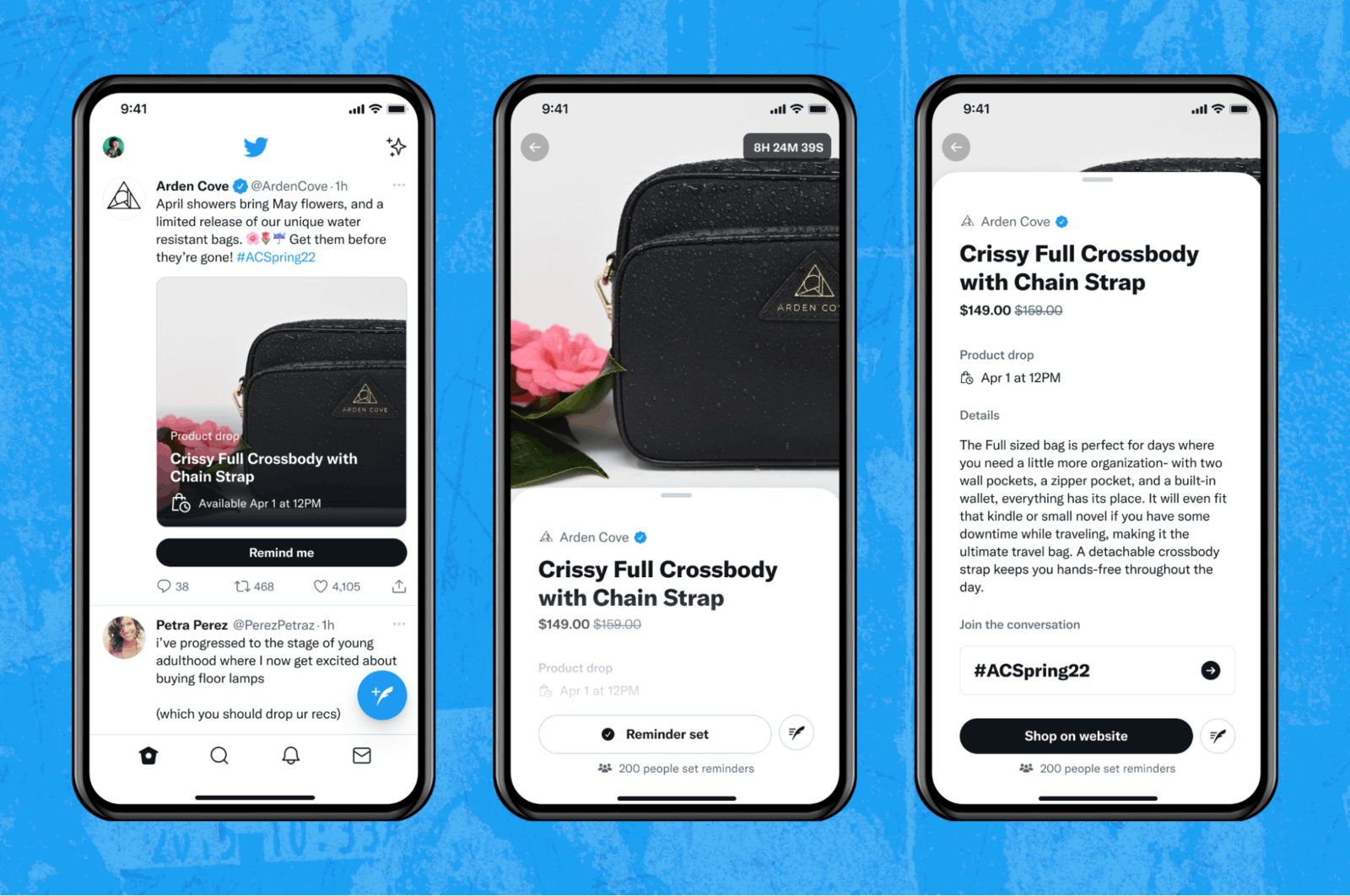 ▲Product Drops - Twitterの全く新しいショッピング ：Twitterブログ