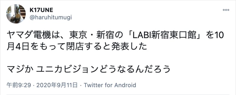 ユニカビジョン ヤマダ電機