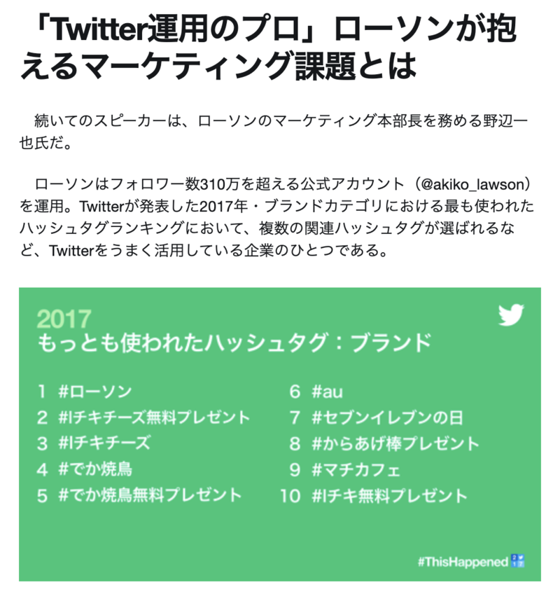 ローソン Twitter運用のプロ