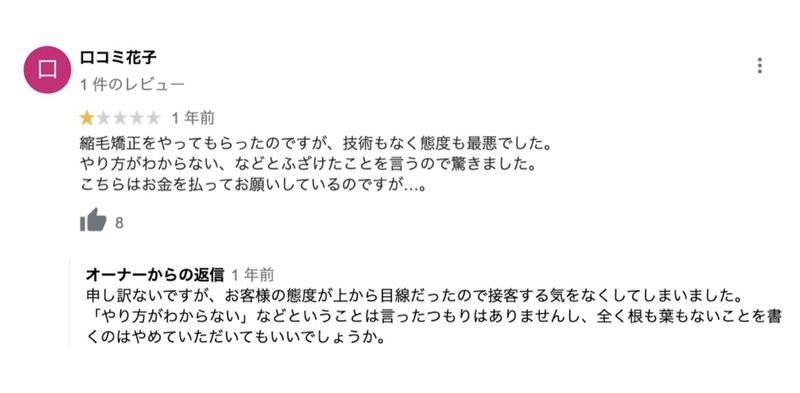 美容院 スタッフを名指しで批判する口コミも どう返信する 返信事例8選 口コミラボ