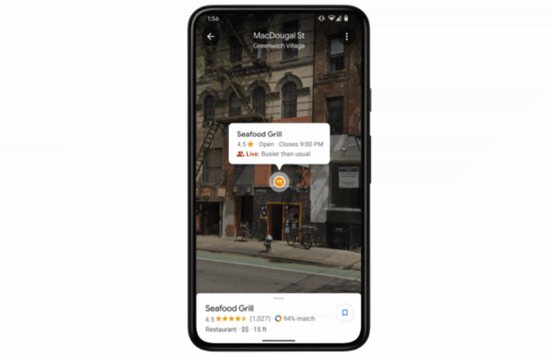 ▲新しいライブビュー:Google The Keywordより 新しいライブビュー