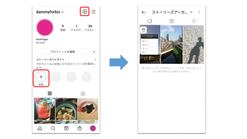 ▲ハイライト新規作成1:編集部作成 ハイライト作成手順1