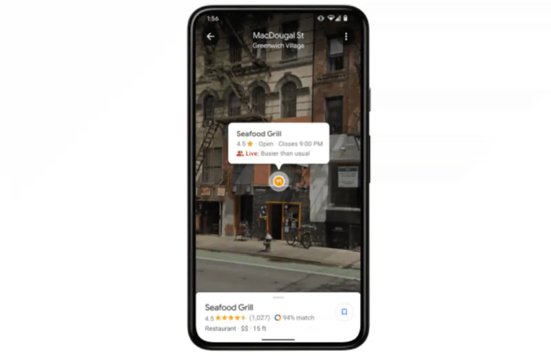 ▲Google I/O 2021で発表された新しいライブビュー:Google The Keywordより Google I/O 2021で発表された新しいライブビュー
