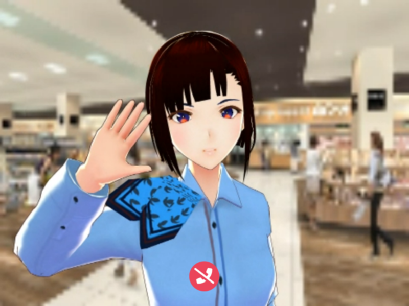 ▲イトーヨーカドーVR店員:プレスリリースより イトーヨーカドーVR店員