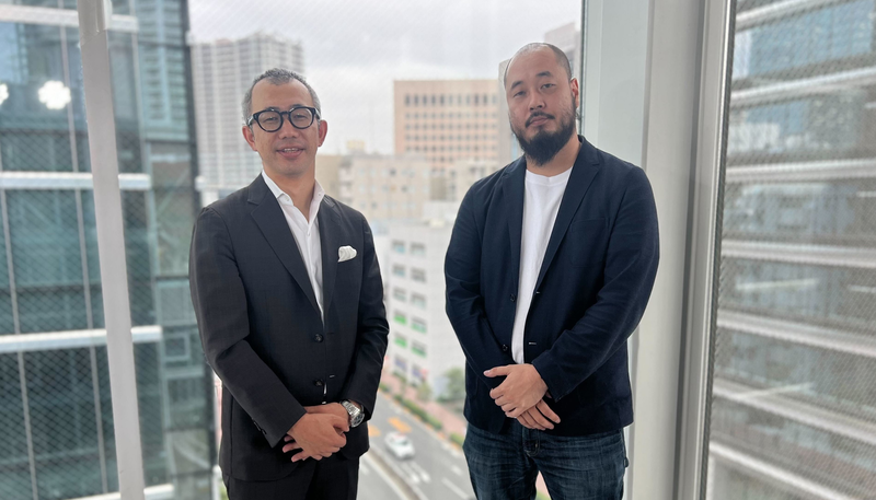 ▲左から株式会社ONE COMPATH代表取締役社長CEO 早川礼氏、株式会社mov 代表取締役 渡邊誠 ONE COMPATHとmovが事業提携