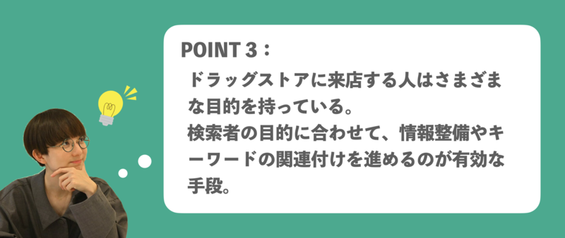 ドラッグストア Googleビジネスプロフィール