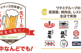 ワタミ、ワクチン2回接種で「ドリンク一杯無料」サービスを発表【飲食業界動向まとめ 2021年5月】