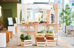 テイクアウト販売やテラス席運営にも役立つ組み立て式の什器「屋台Patto -パッと-」販売開始、ポップアップストアの設営にも