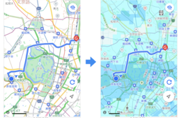 自転車に乗る間の「急な雨」も回避？Yahoo! MAPに「自転車ナビ」が登場