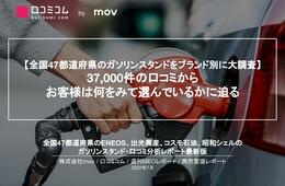 ガソリンスタンドの口コミ分析！【ENEOS・コスモ石油・出光興産・昭和シェル】