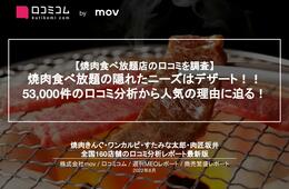 【焼肉キング / ワンカルビ / すたみな太郎 / 肉匠坂井】焼肉食べ放題の口コミ分析！