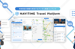ナビタイム、旅程作成機能・旅行者の行動データ分析などを備えた「NAVITIME Travel Platform」提供開始