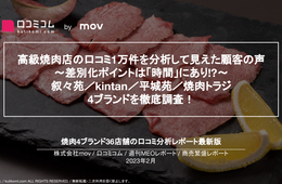 【叙々苑/kintan/平城苑/焼肉トラジ】高級焼肉店の口コミを徹底比較！