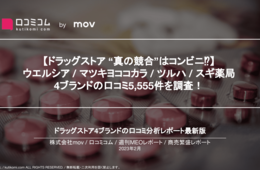 【マツキヨ、ウエルシア他】ドラッグストアの"真の競合"はコンビニ!? 5,000件以上の口コミを分析したレポート公開