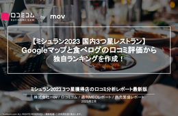 ミシュラン3つ星レストラン・グーグルでの★は？ 1.5万件の口コミから独自ランキング発表！人気の理由も分析