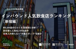 新宿でインバウンドに人気の飲食店ランキングTOP30！焼き肉やラーメンをおさえ1位は？