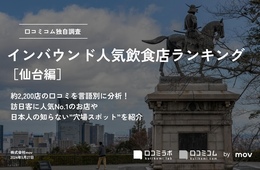 宮城・仙台でインバウンドに人気の飲食店ランキングTOP30！1位2位を独占した牛タン店は？