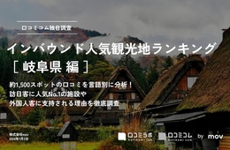 岐阜で外国人に人気の観光スポットランキング！2位は宮川朝市、1位は？
