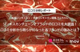 ジンギスカンチェーン2ブランドの口コミを徹底分析！口コミ分析から明らかになったユーザーの評価は？