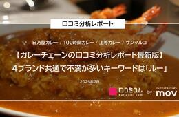 カレーチェーン4ブランドの口コミを徹底調査！共通して不満が多いキーワードは「ルー」？